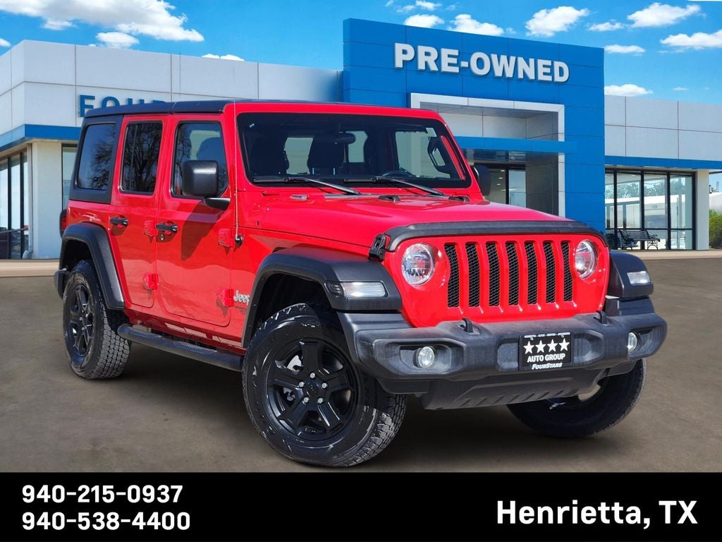 2020 Jeep Wrangler Unlimited Sport S 4x4
