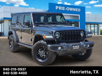 2024 Jeep Wrangler 4-Door Willys 4x4