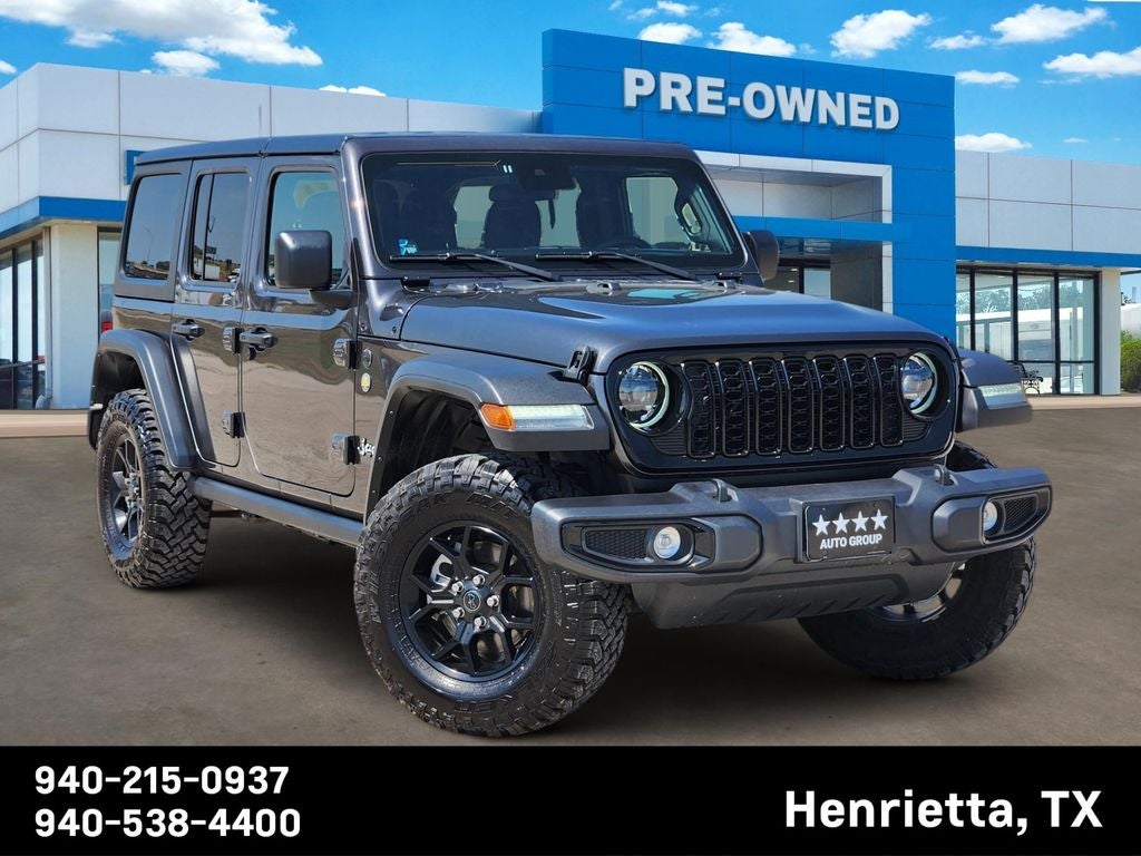 2024 Jeep Wrangler 4-Door Willys 4x4