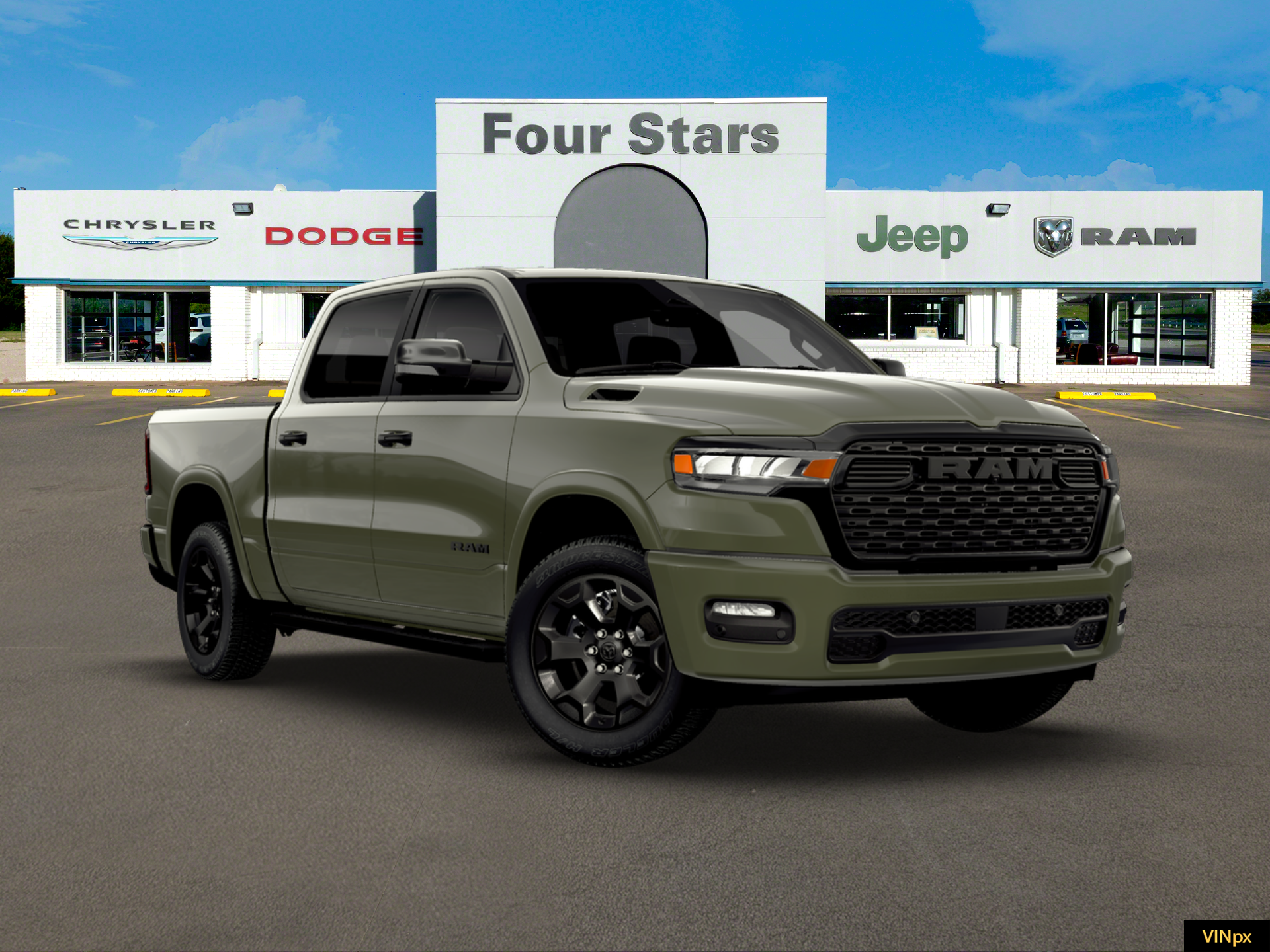 2026 RAM Ram 1500 RAM 1500 LONE STAR CREW CAB 4X4 5'7' BOX