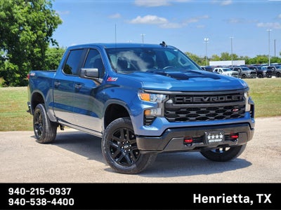 2024 Chevrolet Silverado 1500 4WD Crew Cab Short Bed Custom Trail Boss